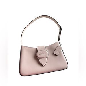 Coach Eliza Blush Leather Shoulder Bag